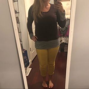 Stitch fix long sleeve color block top